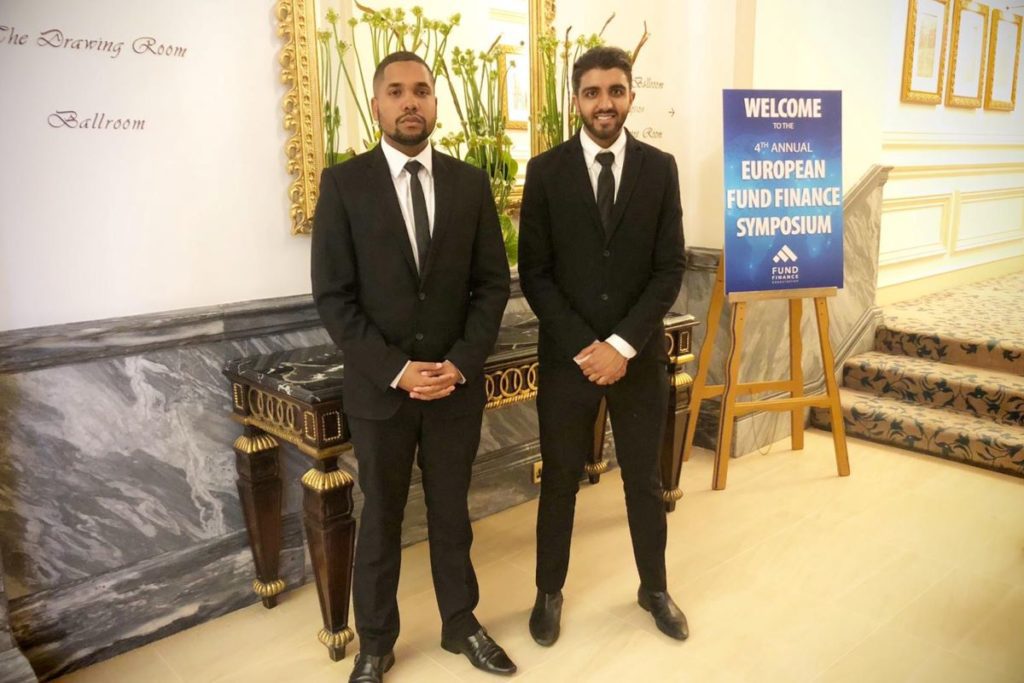 Security staff at finance event