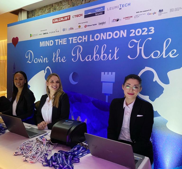 Event staff working at Mind the Tech London 2023