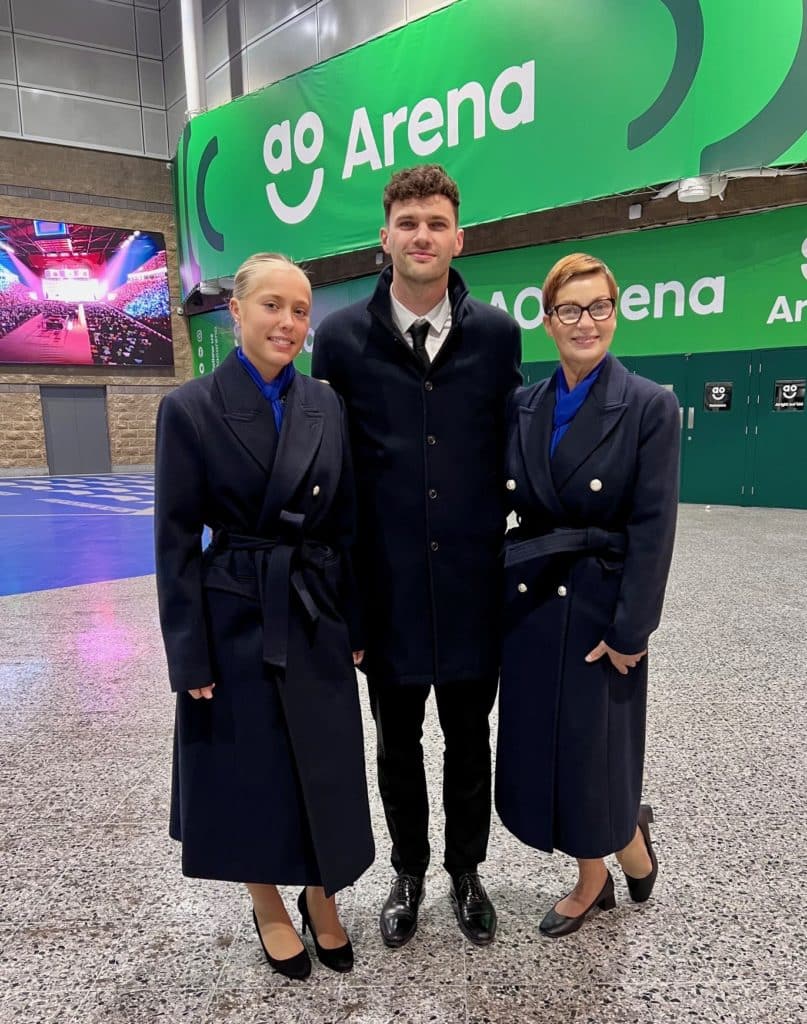 ao arena event staff