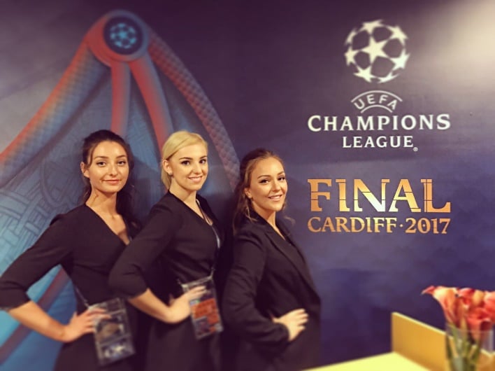 Champions League Event staff