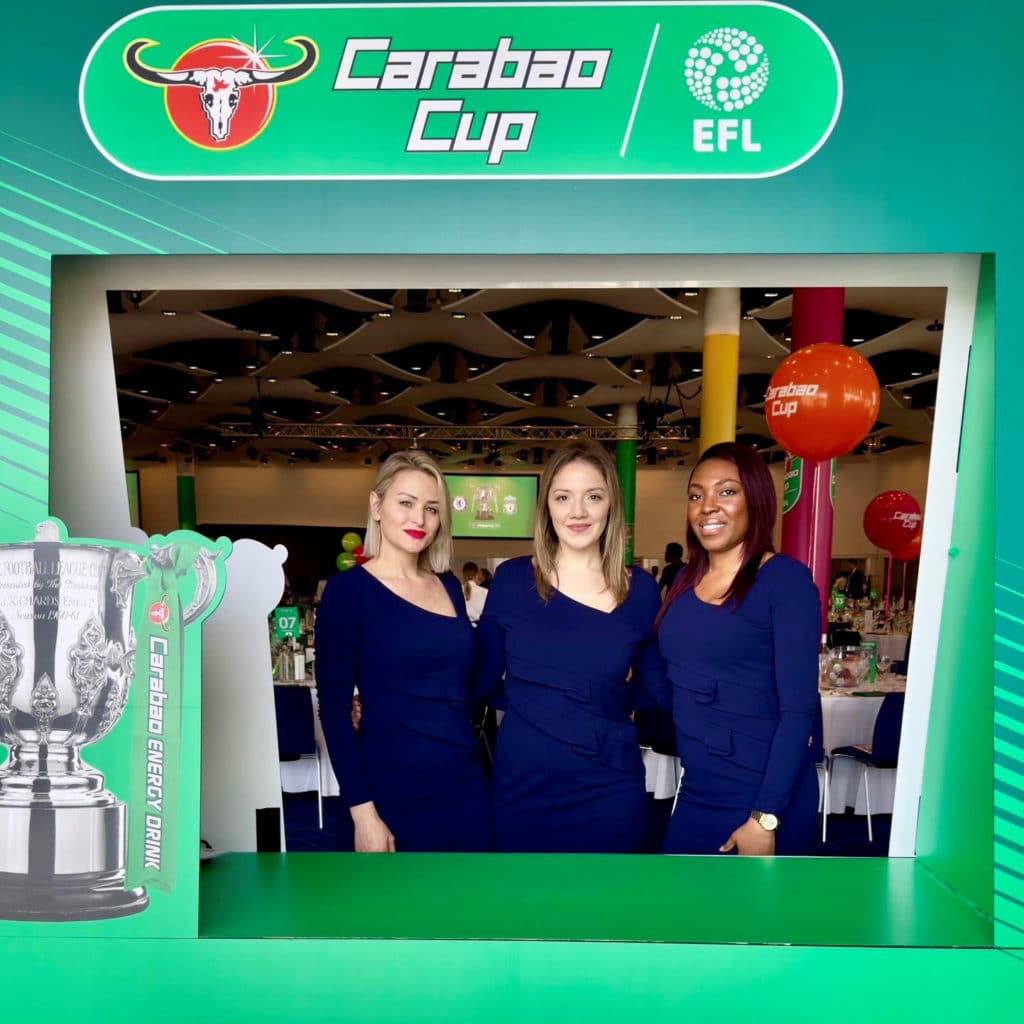 carabao cup event staff