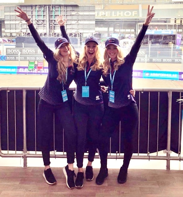 Event staff at Formula E